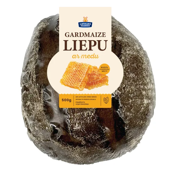 Maize ar medu Liepu Gardmaize 500g, Latvijas Maiznieks