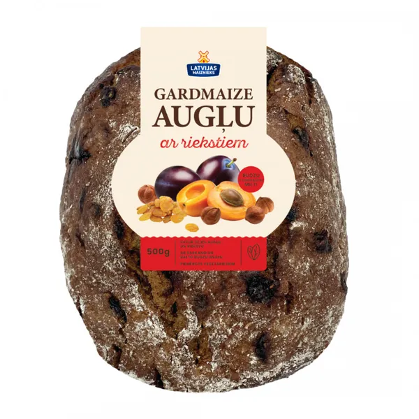 Gardmaize augļu ar riekstiem LATVIJAS MAIZNIEKS 500g