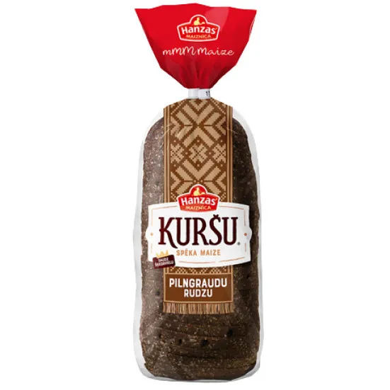 Maize Pilngraudu rudzu Kuršu 800g, Hanzas Maiznīca