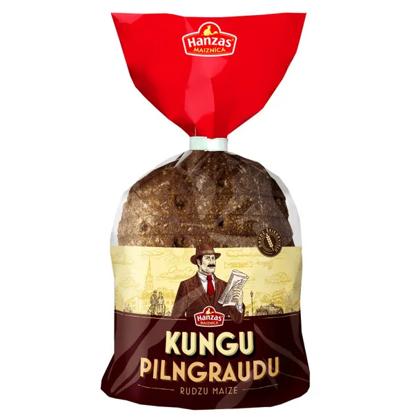 Rudzu maize Kungu HANZAS MAIZNĪCA pilngraudu 390g