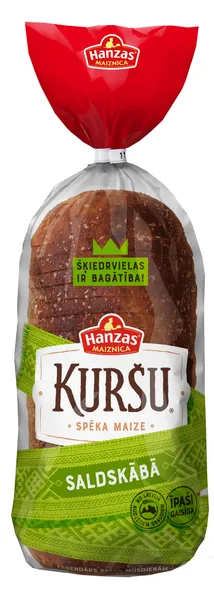 Maize saldskābā Kuršu sagr. 800g, Hanzas Maiznīca