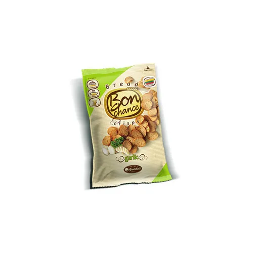 Maizes čipsi BON CHANCE ar ķiplokiem, 120g