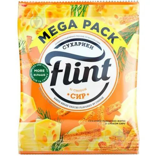 Maizes grauzdiņi ar siera garšu 110g, Flint