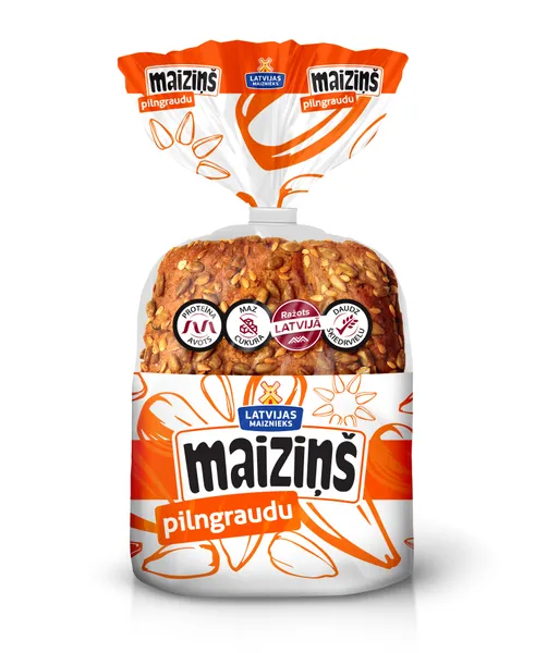 Maiziņš pilngraudu 240g, Latvijas Maiznieks