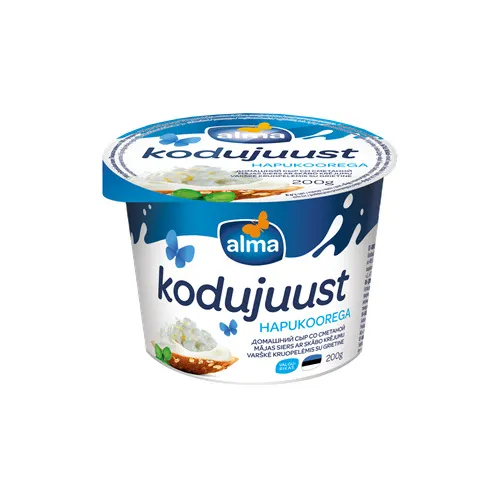 Mājas siers skābā krējuma 4% 200g, Alma