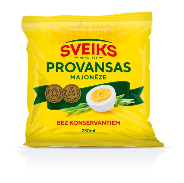 Majonēze provansas 250ml, Sveiks