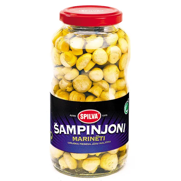 Marinēti šampinjoni Spilva 670g/410g
