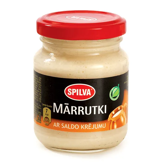 Mārrutki ar saldo krējumu 150g, Spilva