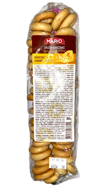 Mazo siera sausbaranciņu virtene MARIO 180g