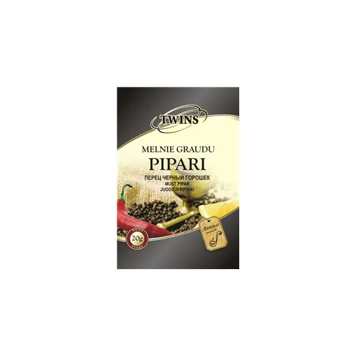 Melnie graudu pipari 20g, Twins