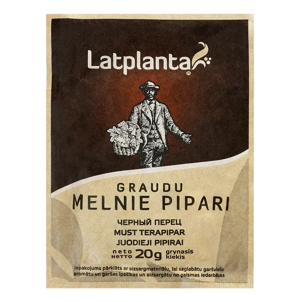 Pipari melnie graudu 20g