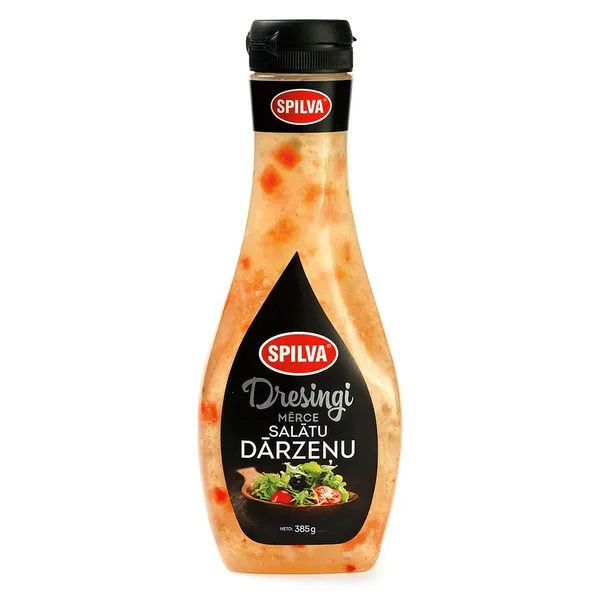 Salātu Dārzeņu mērce Spilva 380ml