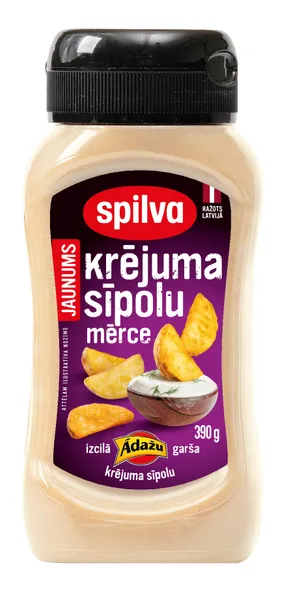 Mērce Spilva krējuma sīpolu 390g