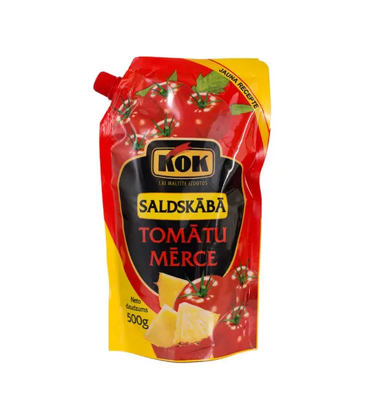 Mērce tomātu saldskābā Kok stāvpakā 500g