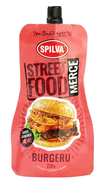 Mērce Street burgeru 250ml/ 220g, Spilva