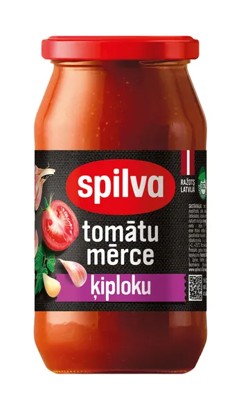 Mērce tomātu ķiploku Spilva 530ml