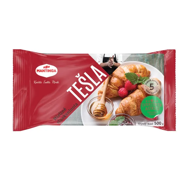 Mīklas kārtainās plāksnes, rauga 500g, Mantinga