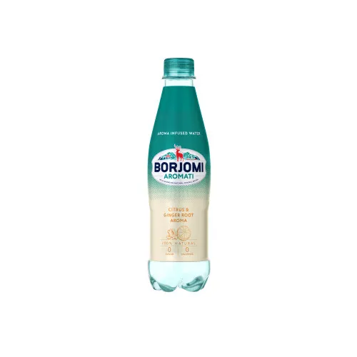 Minerālūdens ar Citrus - Ginger aromātu 500ml PET, Borjomi