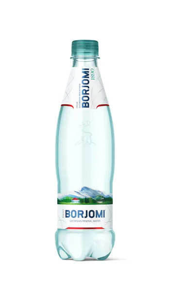 Minerālūdens gāzēts 0.5l PET, Borjomi