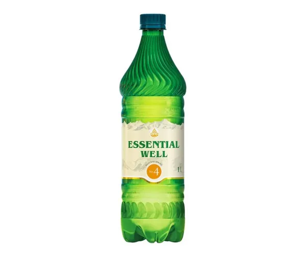 Minerālūdens gāzēts Nr.4 ar dabīgu sāļu saturu 1l, Essential Well