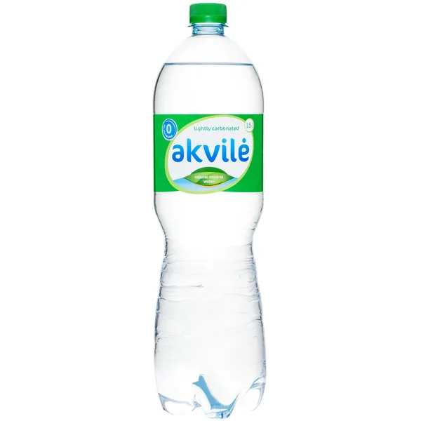 Minerālūdens naturāls viegli gāzēts 1.5l, Akvile