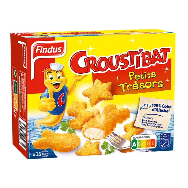 Mintaja fil. gabaliņi panēti saldēti Croustibat Petits Findus 450g