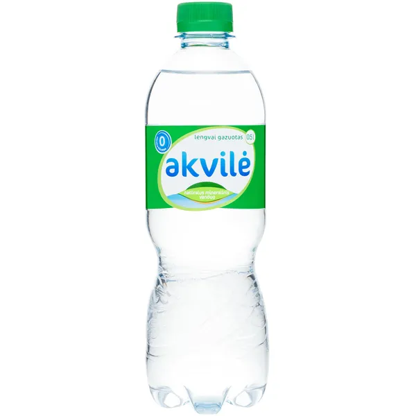 Naturāls minerālūdens AKVILE gāzēts, 0.5l(DEP)
