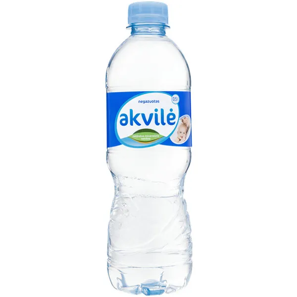Naturāls minerālūdens AKVILE negāzēts, 0.5