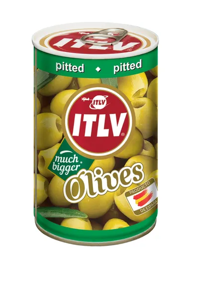 Olīves zaļās b/k (met.) 314g (110g), ITLV