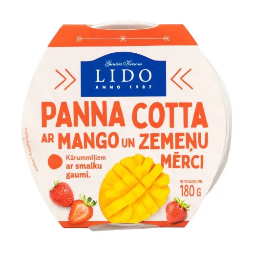 Pana cota ar mango zemeņu mērci 180g, Lido