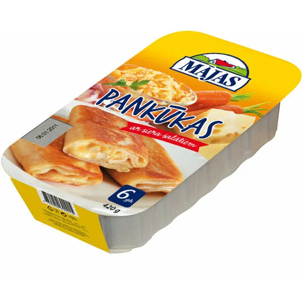 Pankūkas ar siera salātiem 6x70g, Mājas