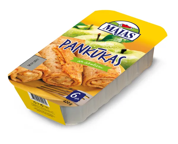 Pankūkas Mājas ar ābolu pildījumu 6x70g