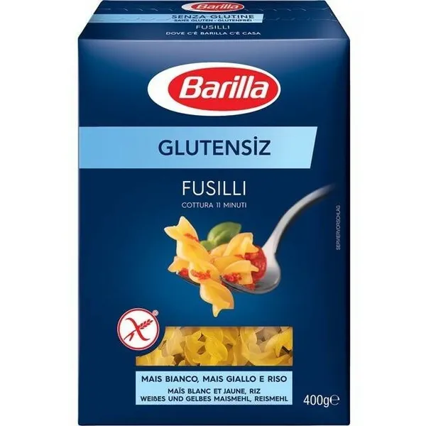 Pasta Fusilli bez lipekļa 400g, Barilla