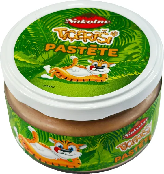 Pastēte Nākotne Tīģerīši 180g