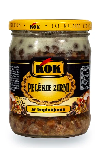 Pelēkie zirņi ar kūpinājumu KOK 500g