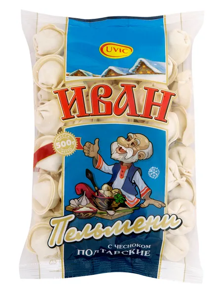 Pelmeņi Ivan Poltavskije ar ķiplokiem 500g, UVIC