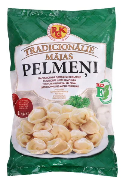 Pelmeņi Mājas Tradicionālie 1kg, RGK