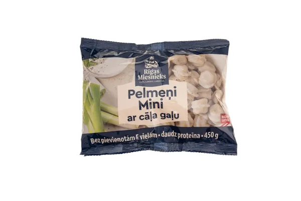 Pelmeņi Rīgas miesnieks mini ar cāļa gaļu 450g