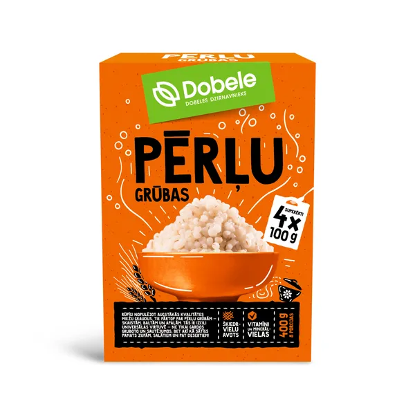 Pērļu grūbas 400g (4x100) Dobele