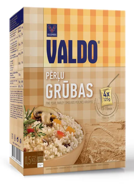 Pērļu grūbas 4x125g, Valdo
