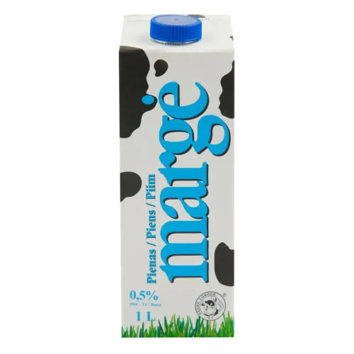 Piens pasterizēts 0.5% UHT 1l, Marge
