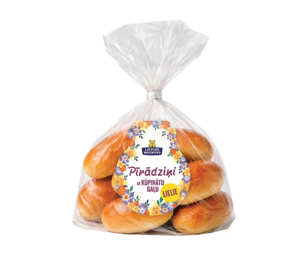 Pīrādziņi ar kūpinātu gaļu lielie 320g, Latvijas Maiznieks