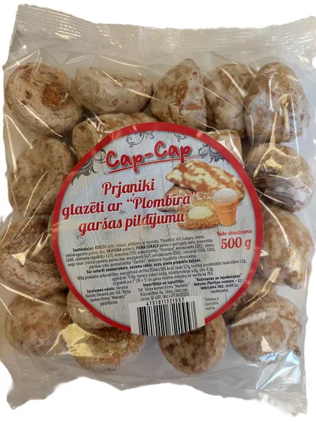 Prjaņiki ar Plombīra garšas pildīj. glaz. Cap-Cap 500g