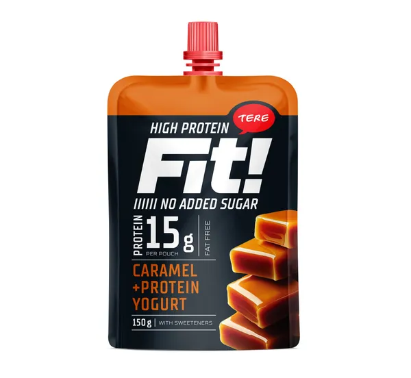 Pudiņš Fit! proteīna ar sāļo karameli 150g