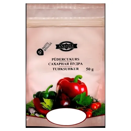 Pūdercukurs 'ANATOLS' 50 g Doypack