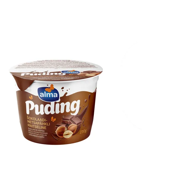 Pudiņš ar šokolādes un lazdu riektu garšu 230g, Alma