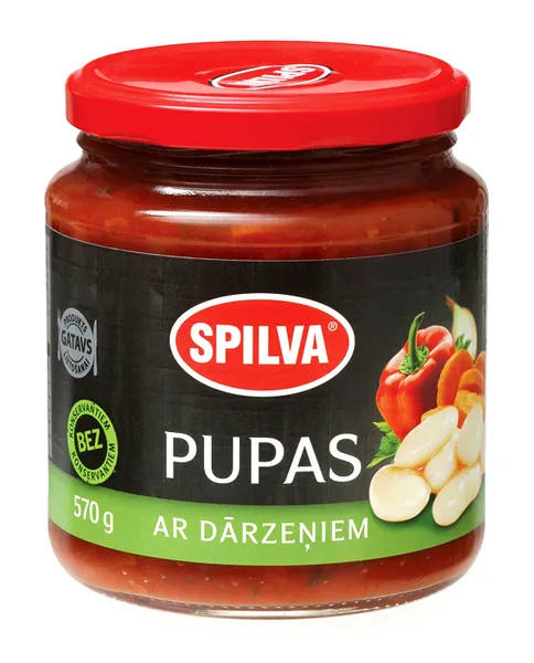 Pupas Spilva ar dārzeņiem 570g