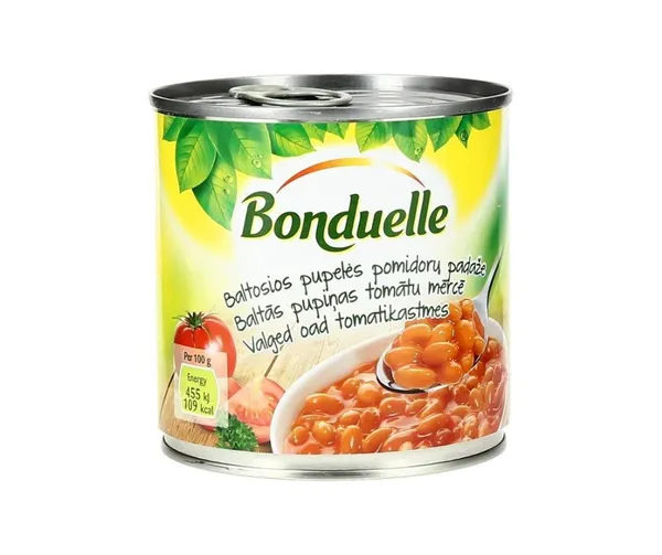 Pupiņas Bonduelle baltās tomātu mērcē 430g