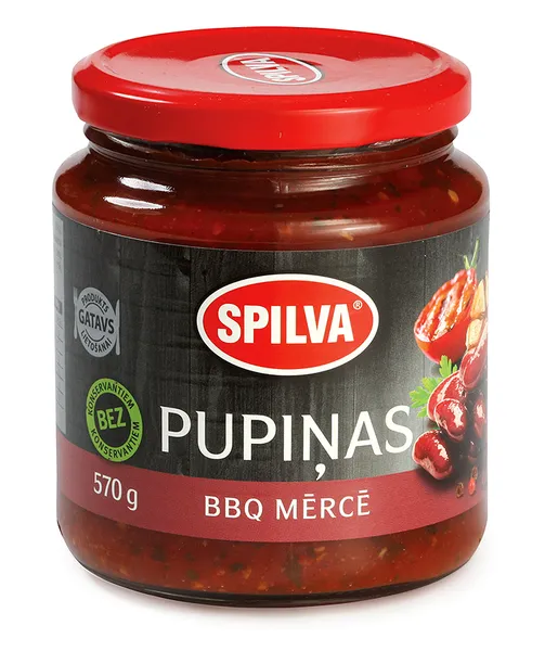 Pupiņas BBQ mērcē SPILVA 570g