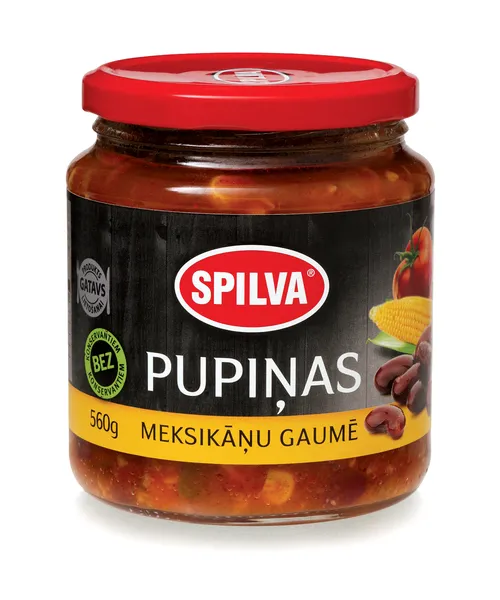 Pupiņas meksikāņu gaumē 560g